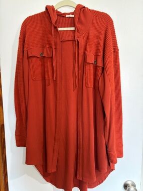 Maurice’s Hooded Button-Pocket Shirt Jacket